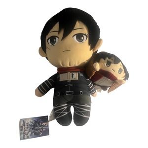 Attack on Titan final season plush Mikaso & Mochibi
